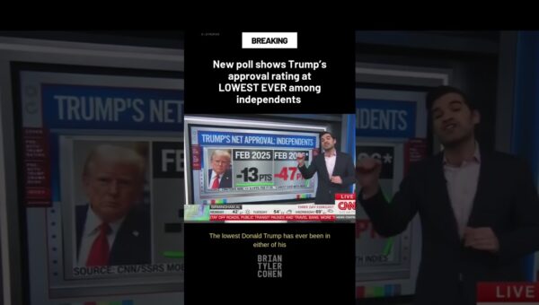 Trump’s Approval Hits Record Lows With Independents