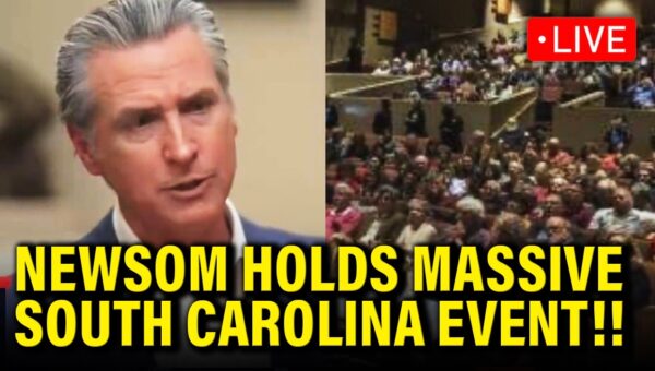 Newsom Rallies Supporters in Packed Atlanta Event