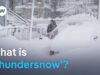 Rare 'Thundersnow' Blankets Northeast US in Winter Bomb