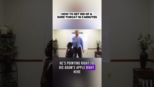 Soothe Sore Throats Quickly With Acupressure Technique